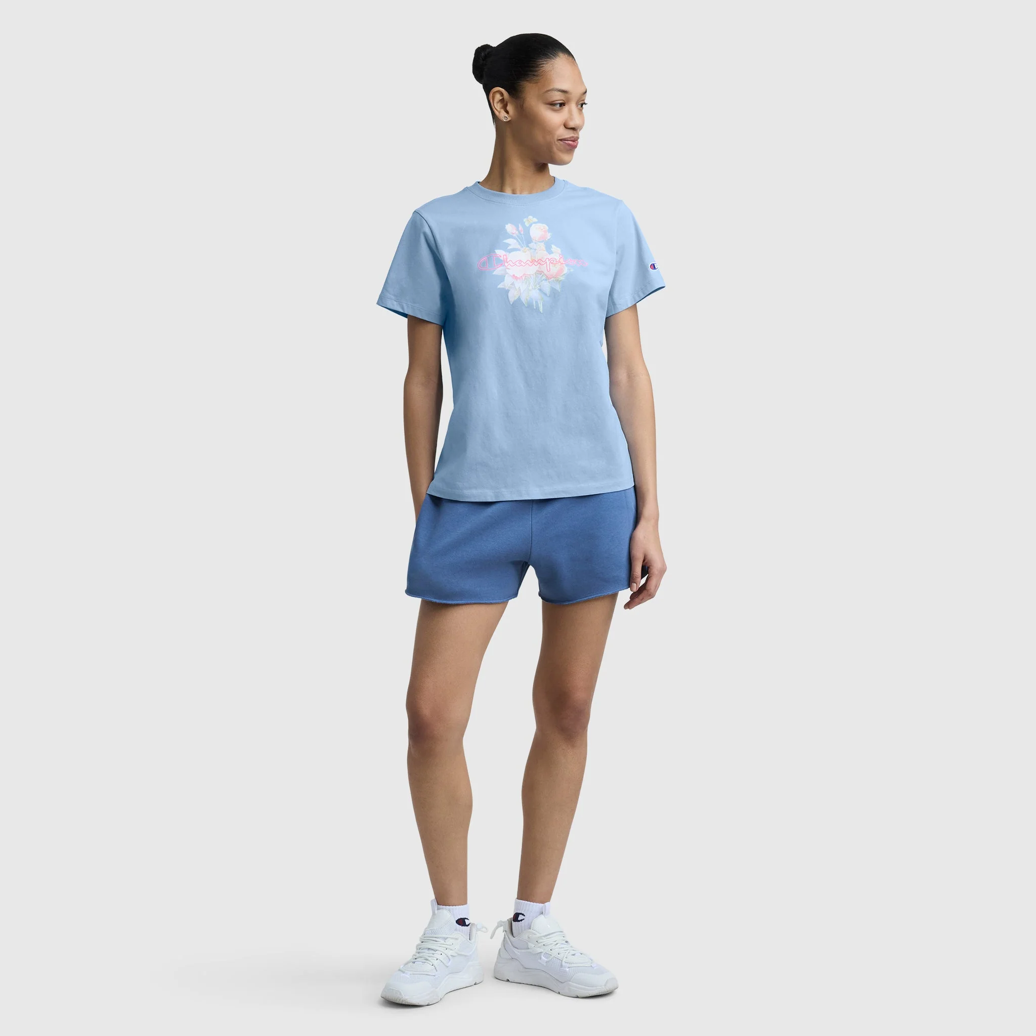 Blurred Roses Graphic T-Shirt, C Logo