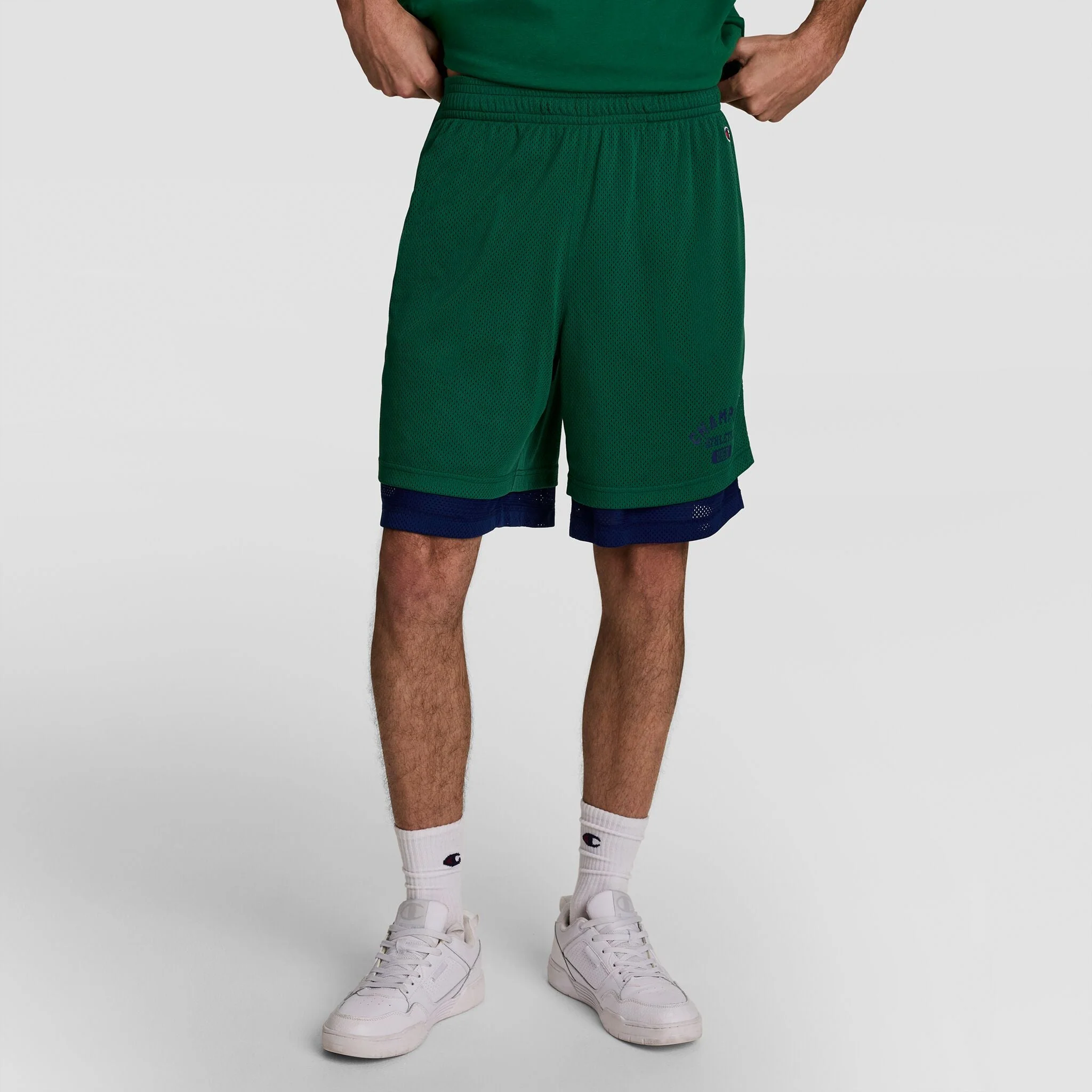 9" Gridiron Double Layer Short, C Logo