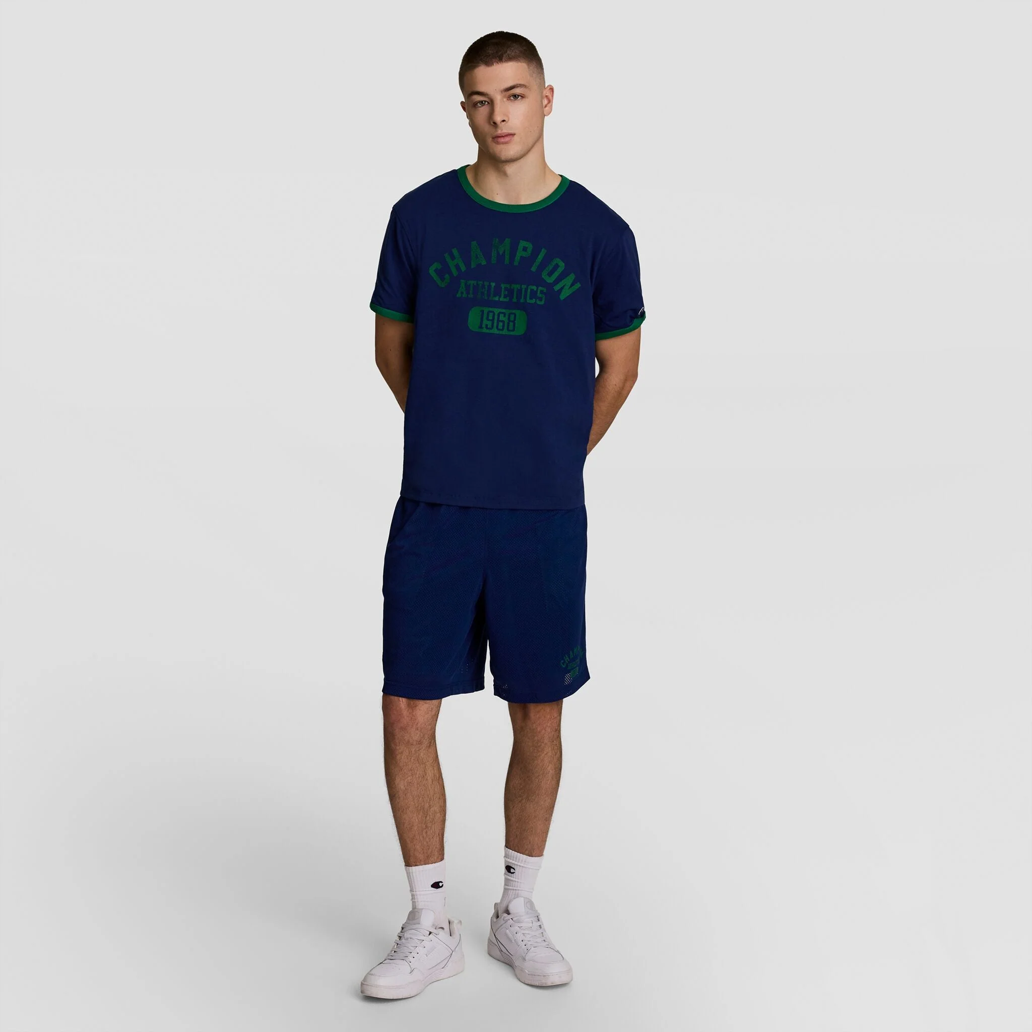 9" Gridiron Double Layer Short, C Logo
