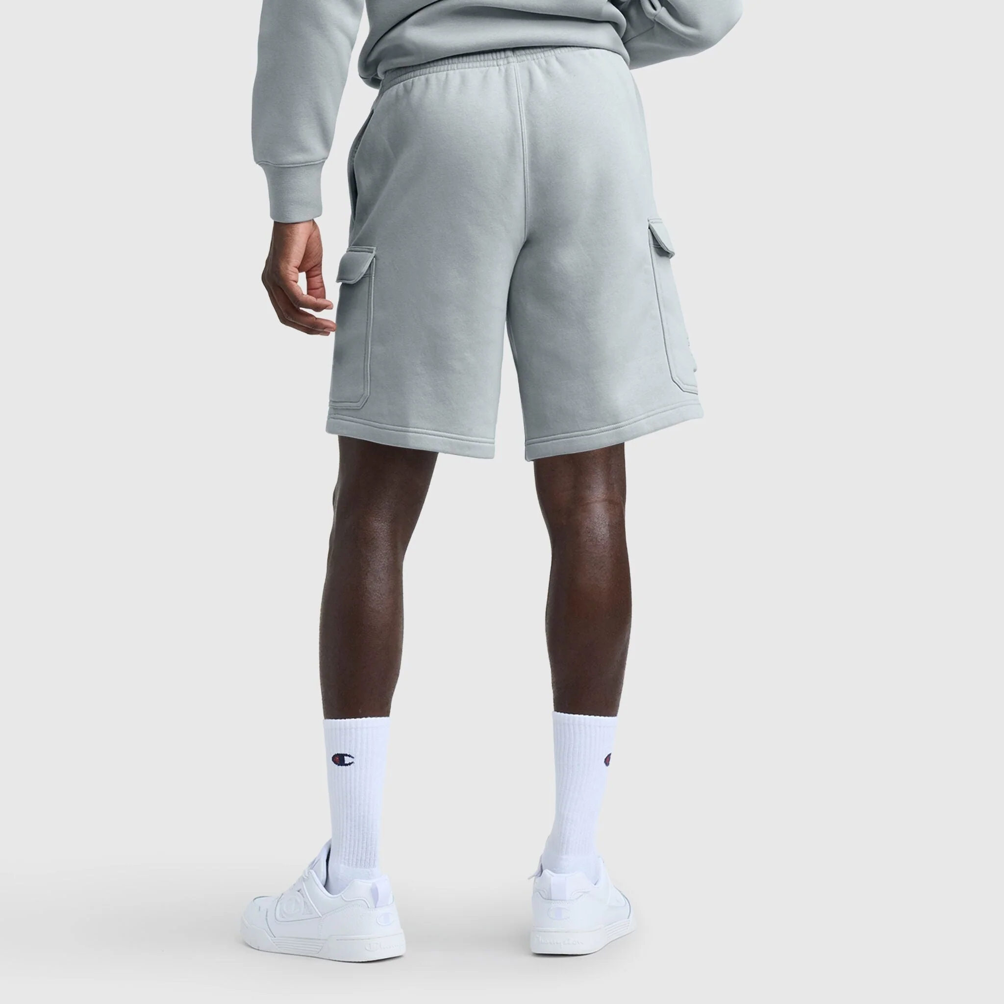5326-8-fleece-cargo-short-c-logo-2.webp 8" Fleece Cargo Short, C Logo