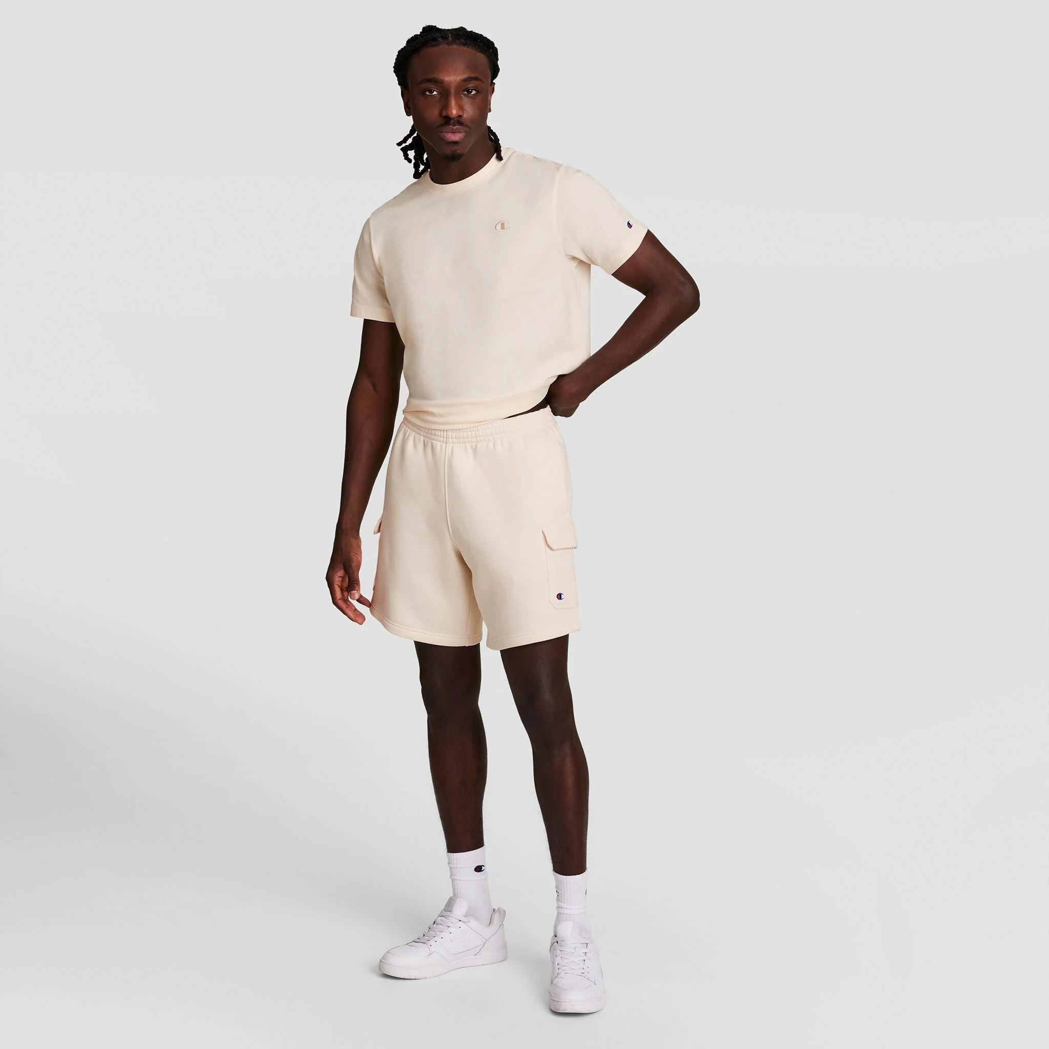 5397-8-fleece-cargo-short-c-logo-4.webp 8" Fleece Cargo Short, C Logo
