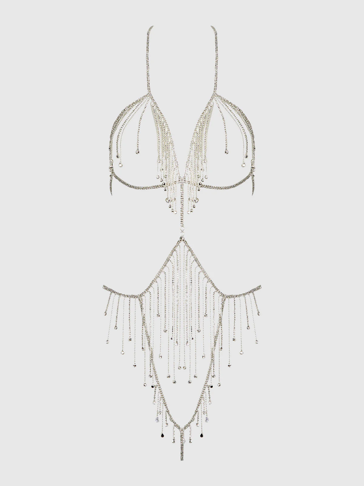 Ziggy Rhinestone Dangle Fringe Teddy