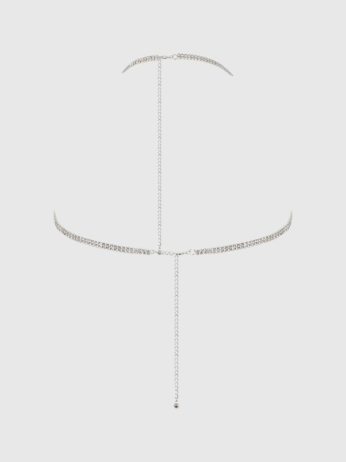 Ziggy Rhinestone Dangle V-Neck Bra