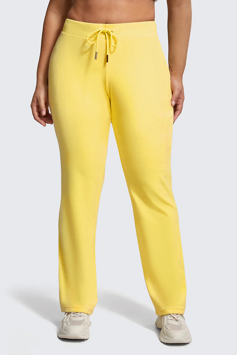 Plus-Size OG Big Bling Velour Track Pants
