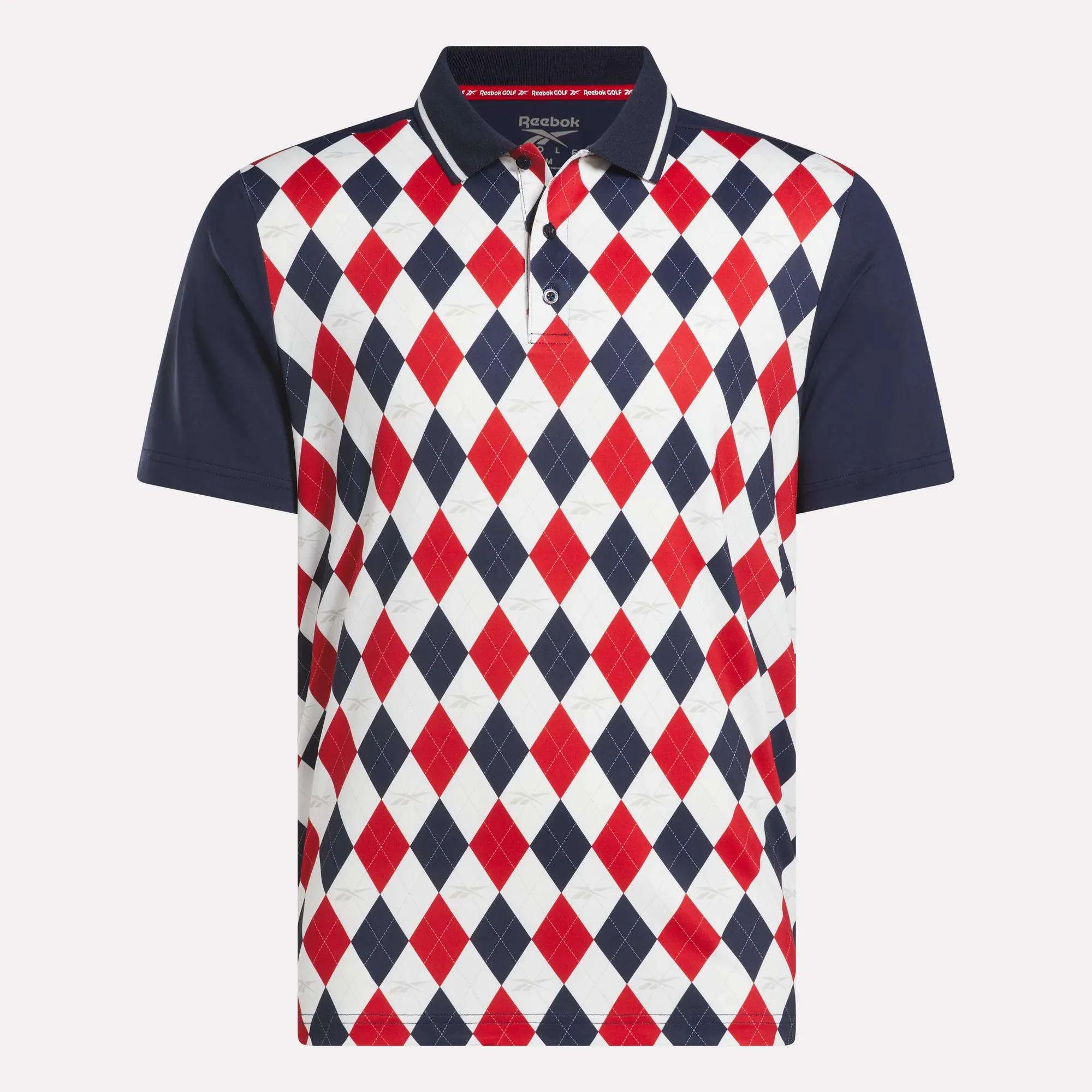Men's Vector Argyle Print Polo