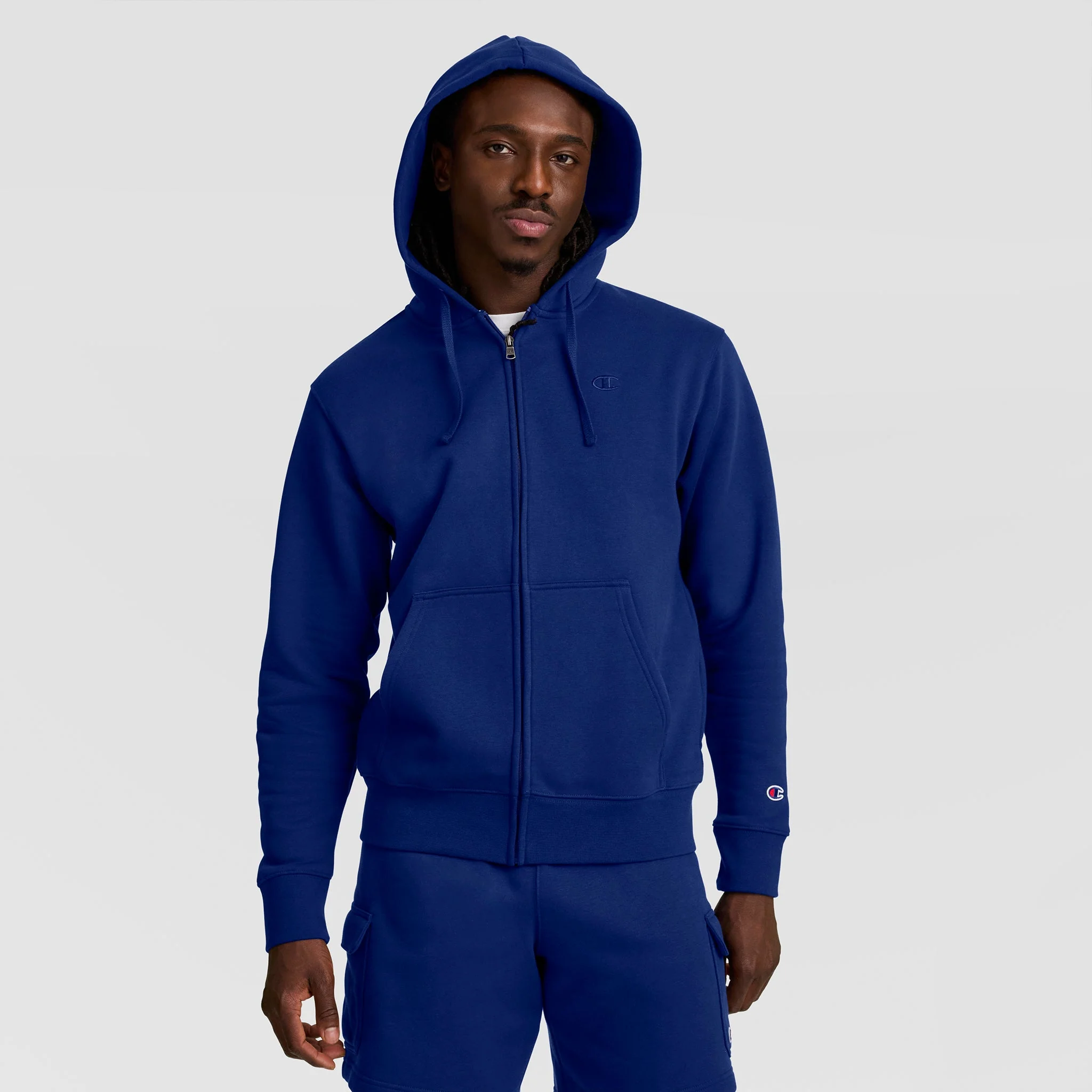 Powerblend Full-Zip Hoodie, C Logo