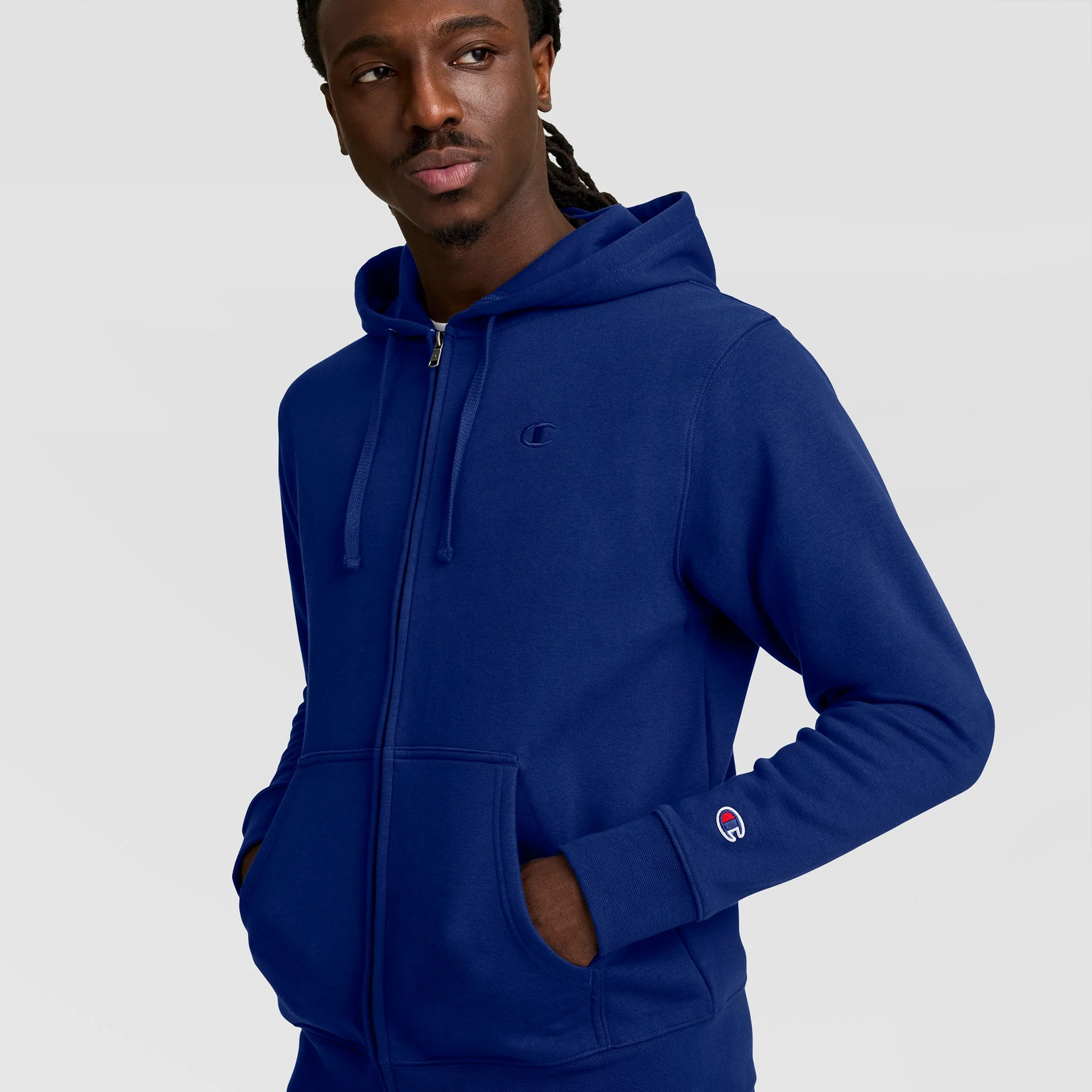 Powerblend Full-Zip Hoodie, C Logo