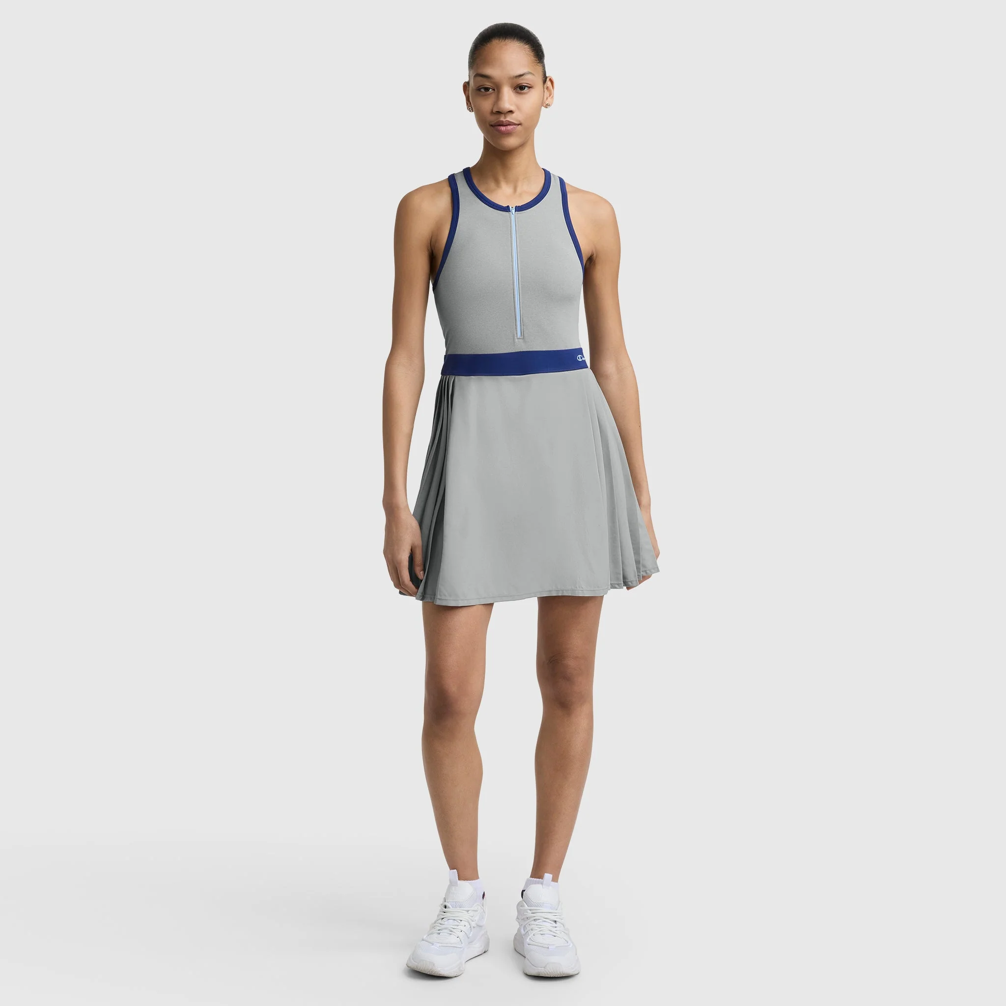 Match Point Tennis Dress, Embroidered Script Logo