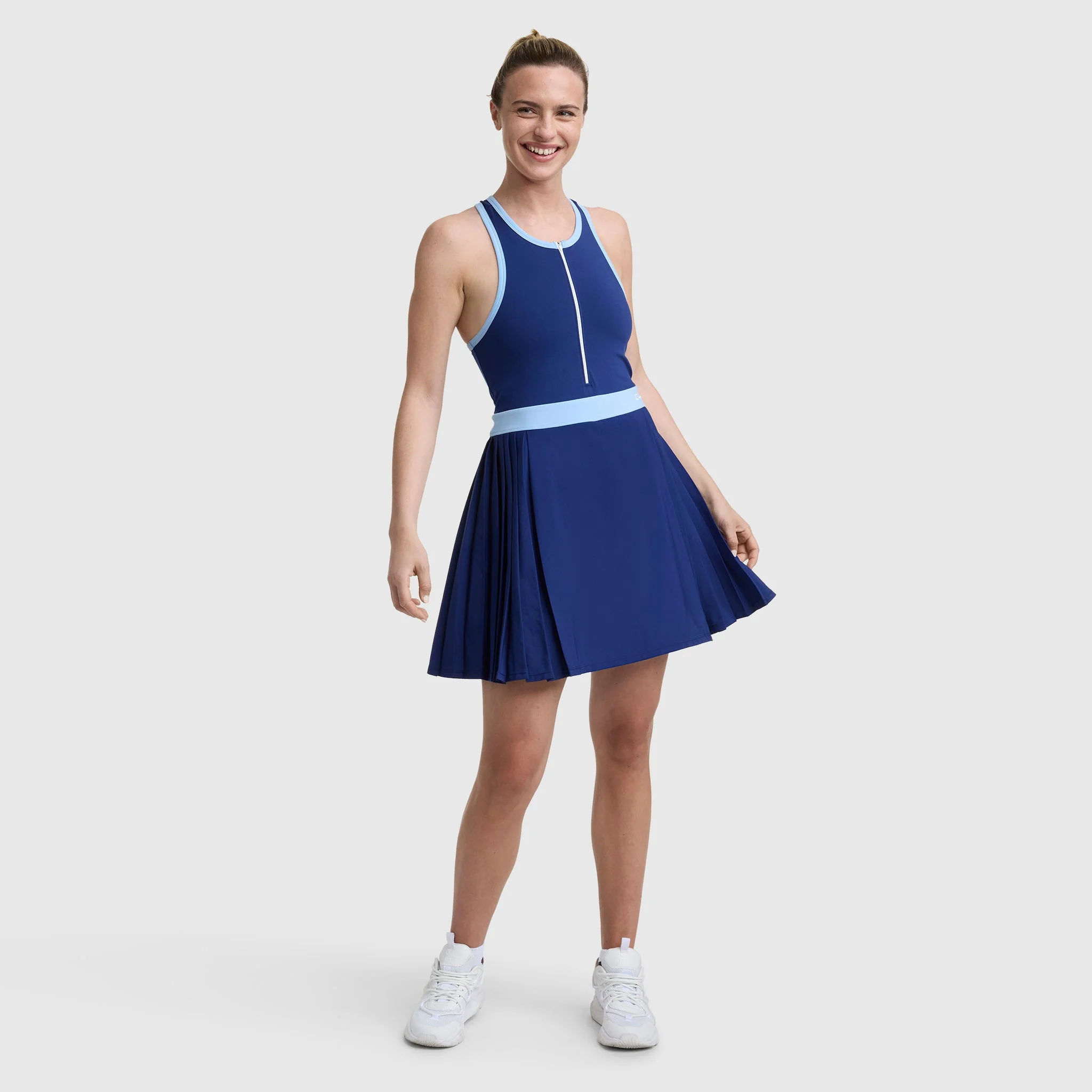 Match Point Tennis Dress, Embroidered Script Logo
