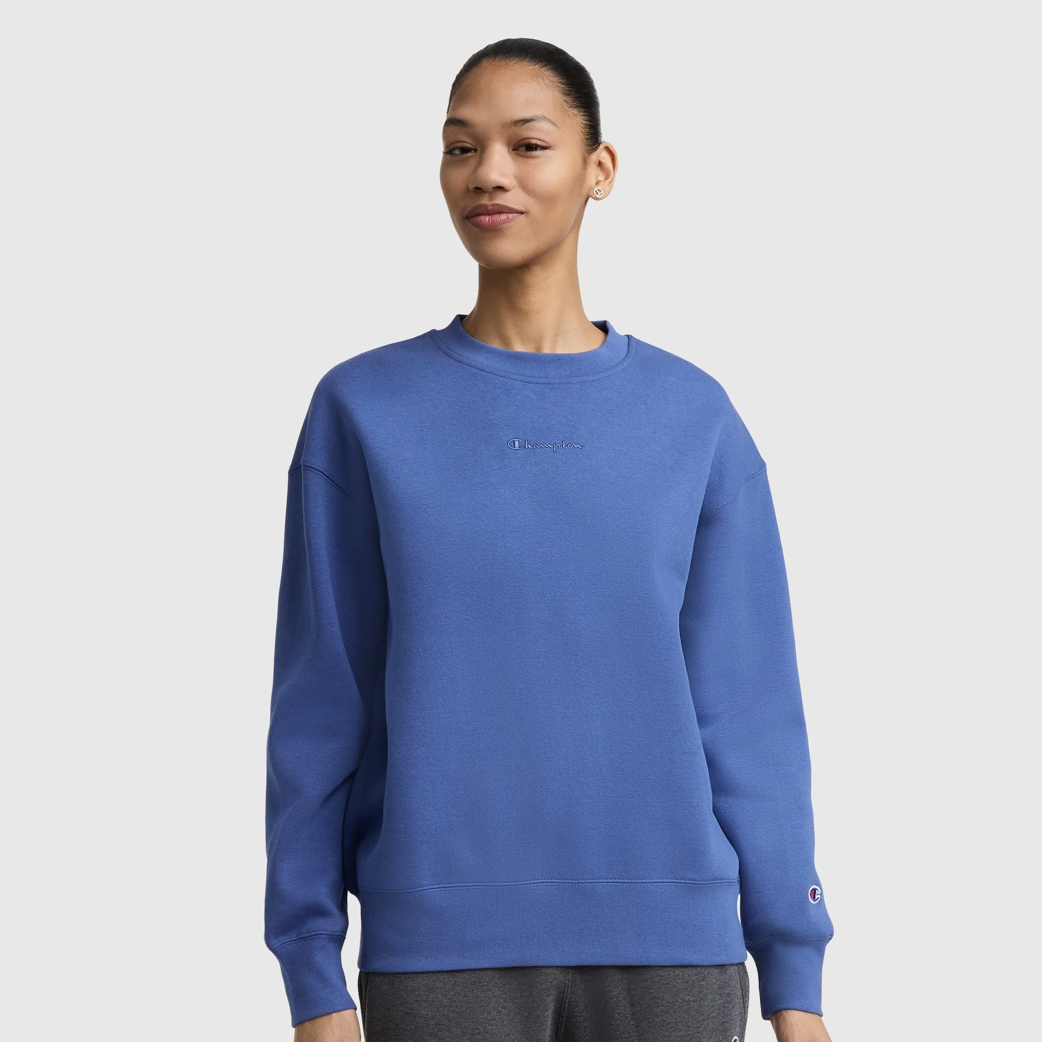 Powerblend Crewneck Sweatshirt, Embroidered Script Logo