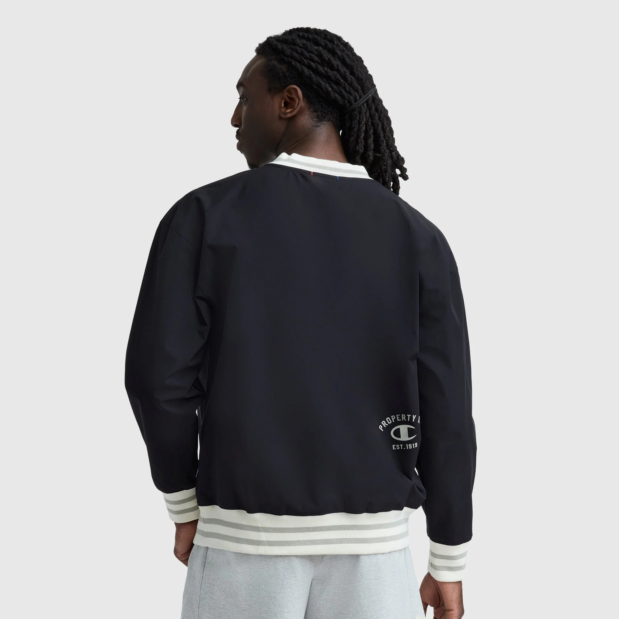 Gridiron V-Neck Pullover, C Logo