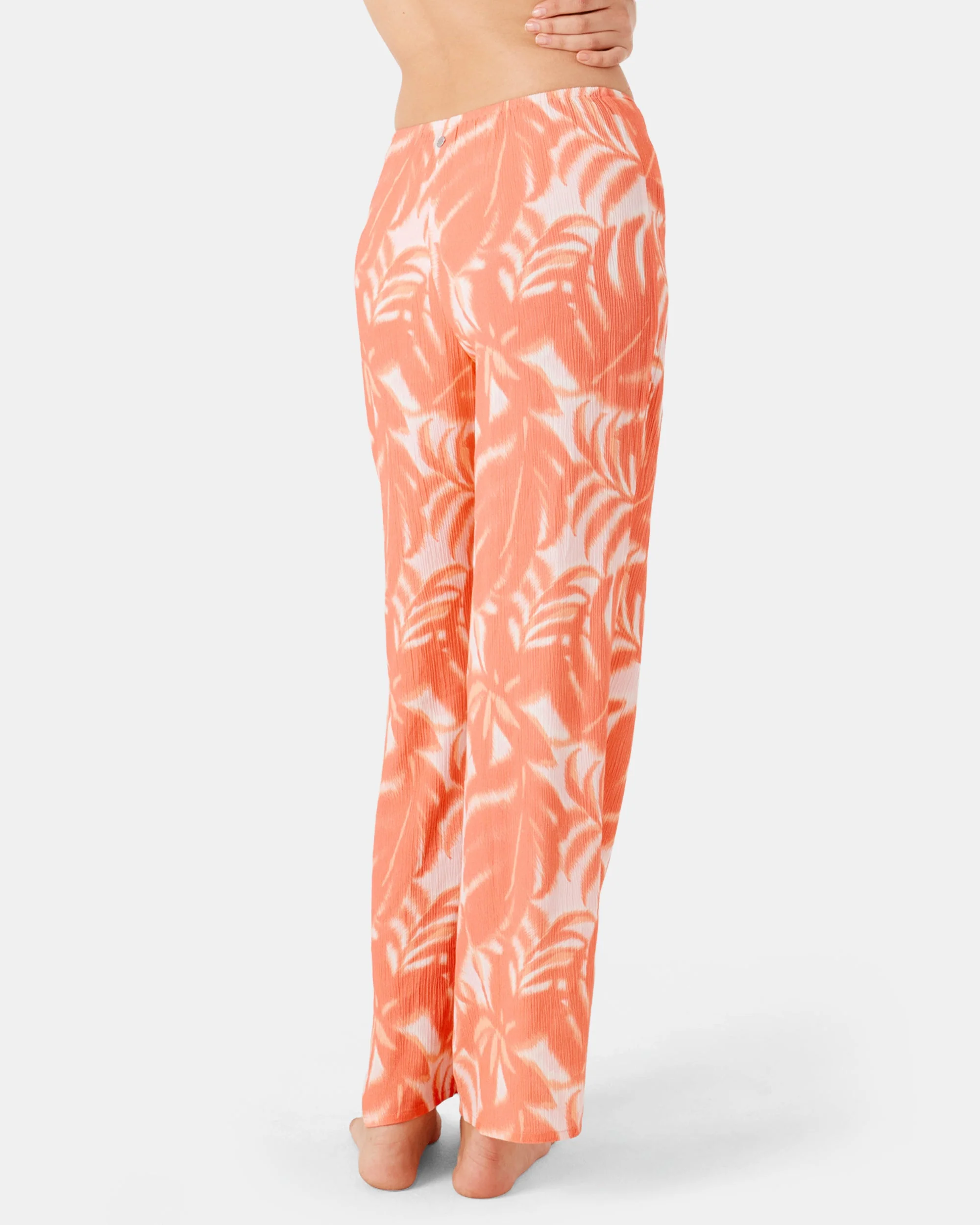 Palm Haze Tie Front Cover Up Pant