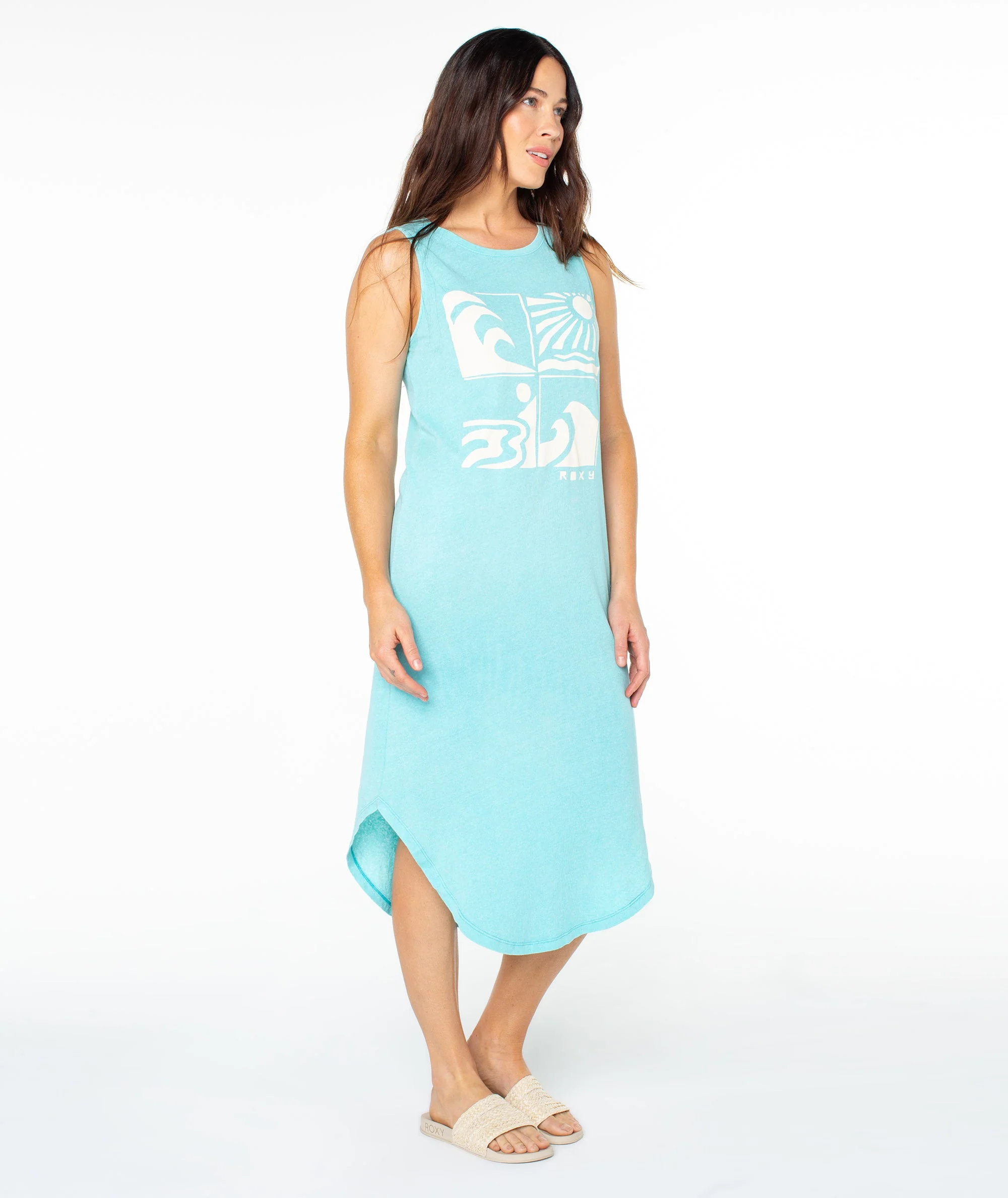 Wave Cuts Wildflower Midi Dress