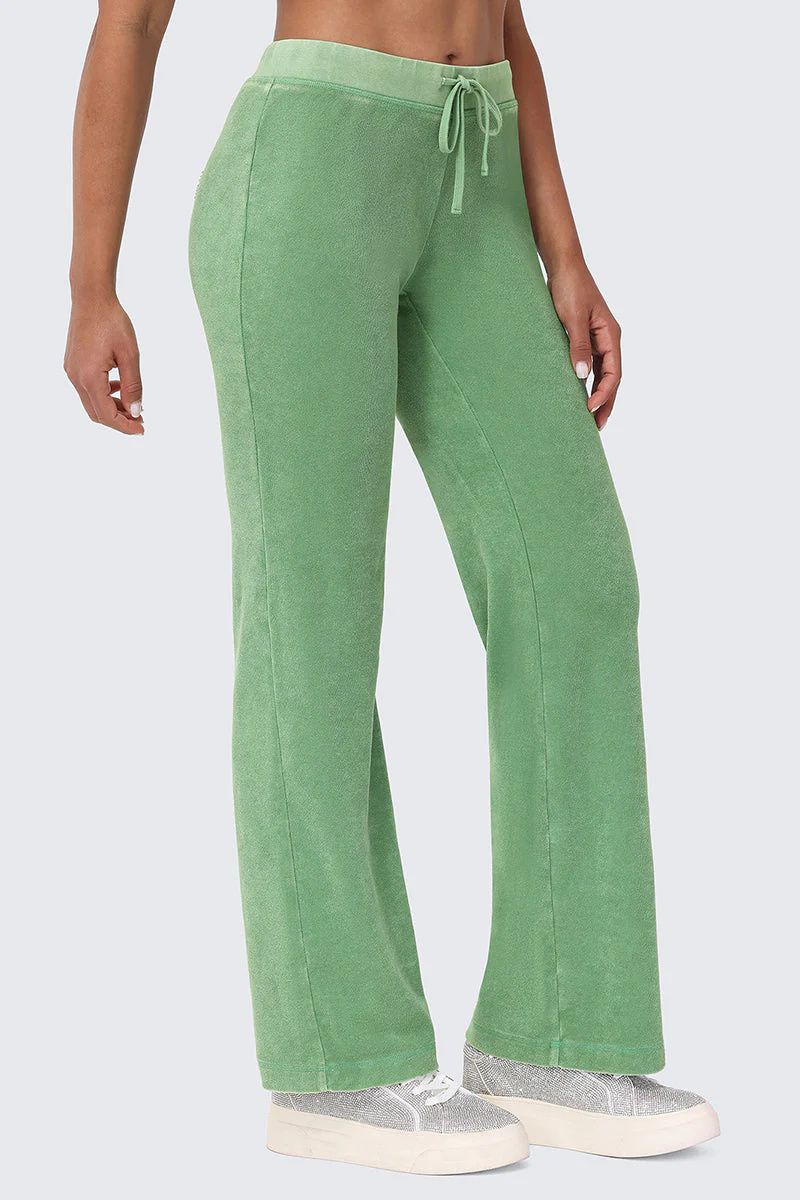 Big Bling Washed Terry Track Pants