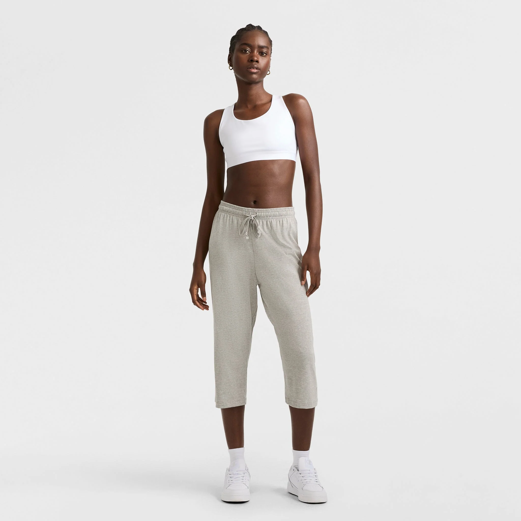 Lightweight Lounge Capri Pants, C Logo