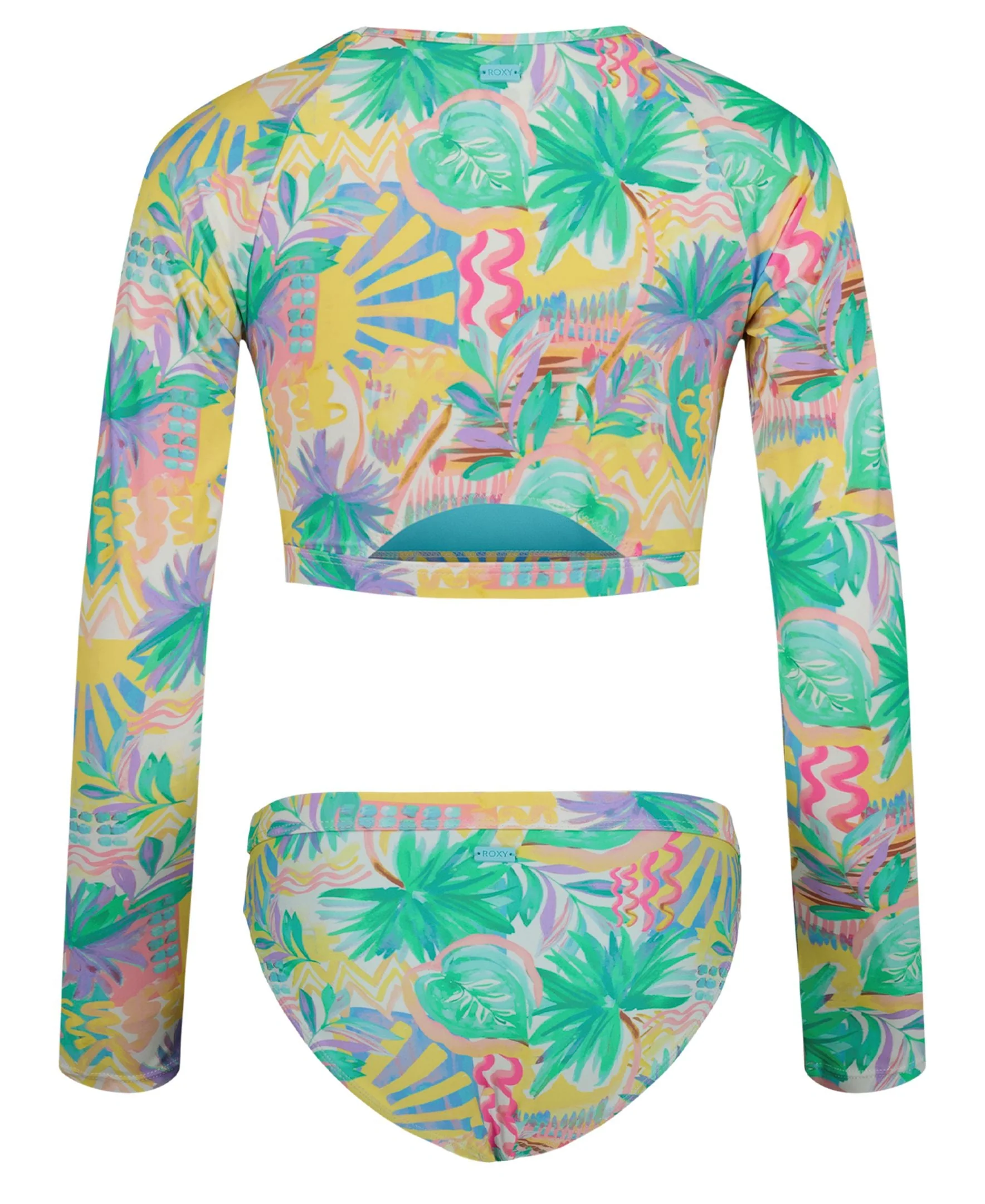 8128-girls-palm-sun-crop-rashguard-swim-set-2.webp Girls' Palm Sun Crop Rashguard Swim Set