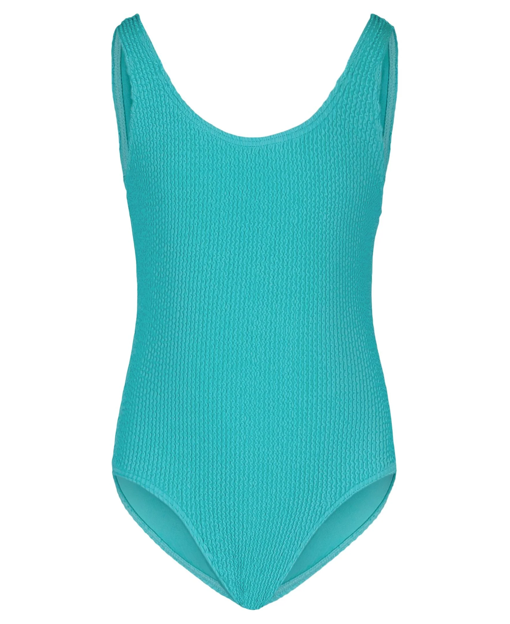 Girls' Crinkle Texture One Piece Swimsuit