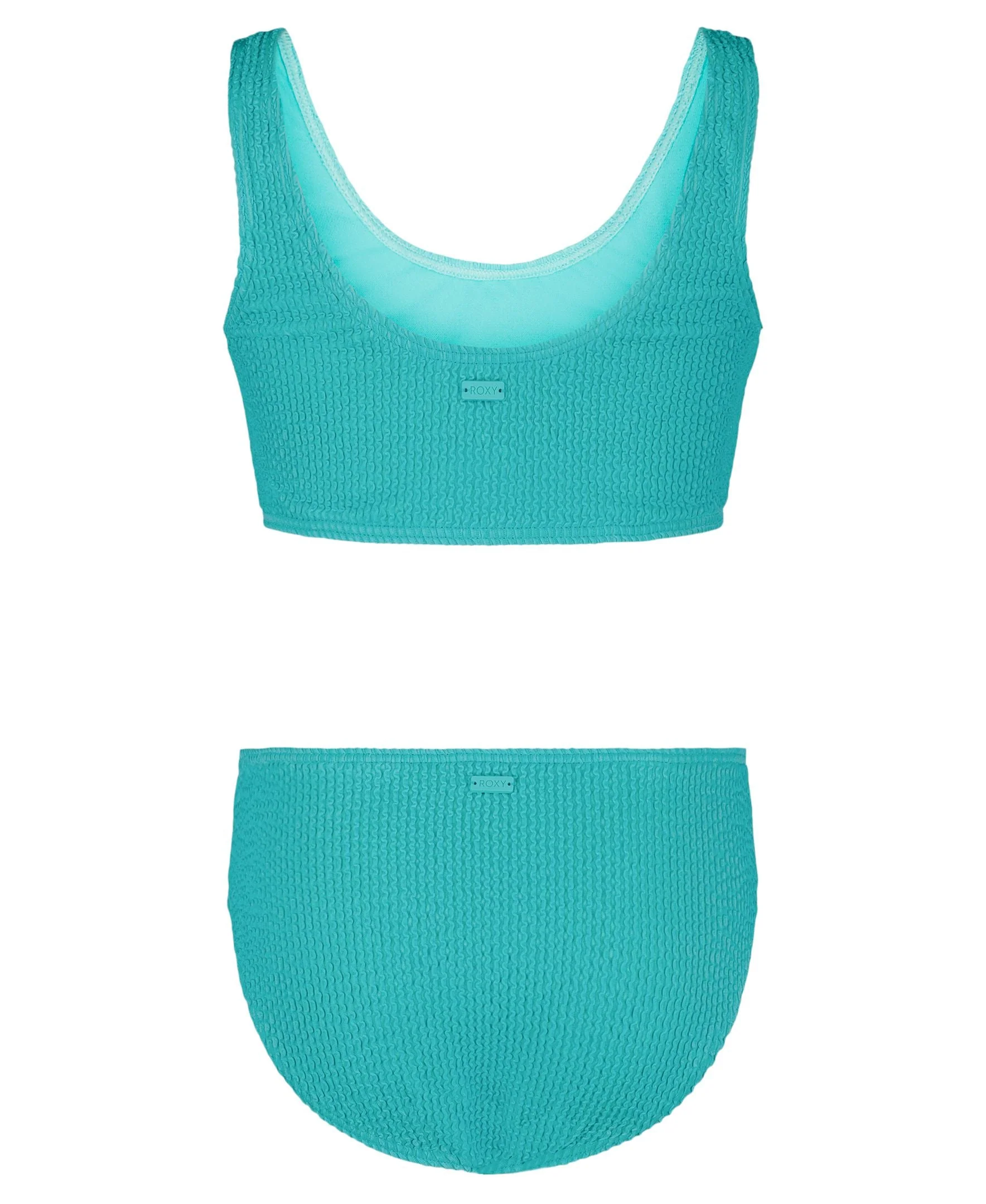 Girls' Crinkle Texture Bikini Set