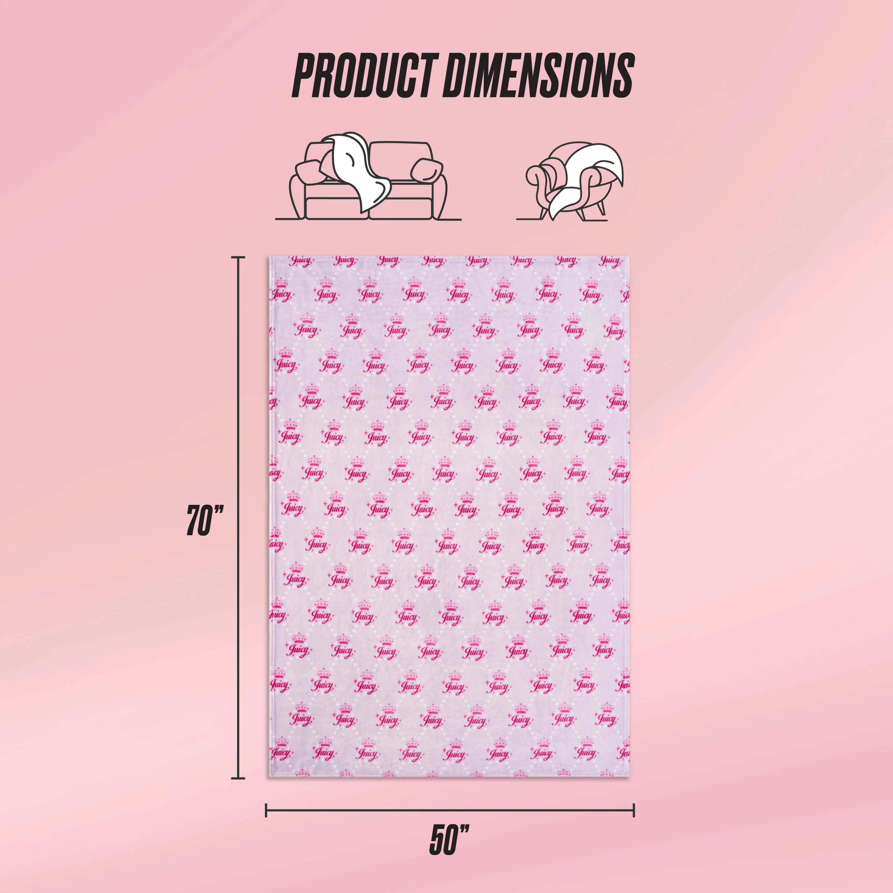 Kids Plush Throw Blanket