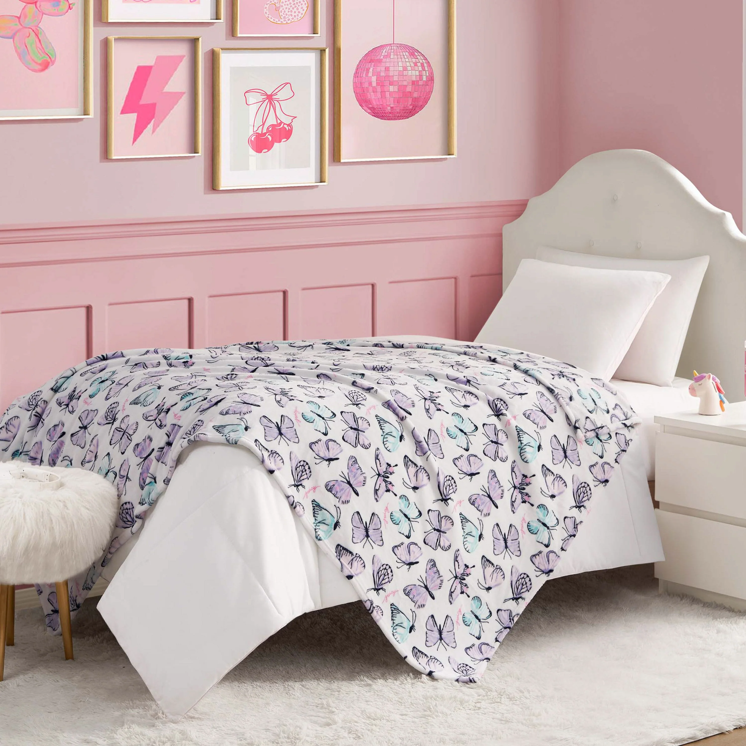 Kids Plush Throw Blanket