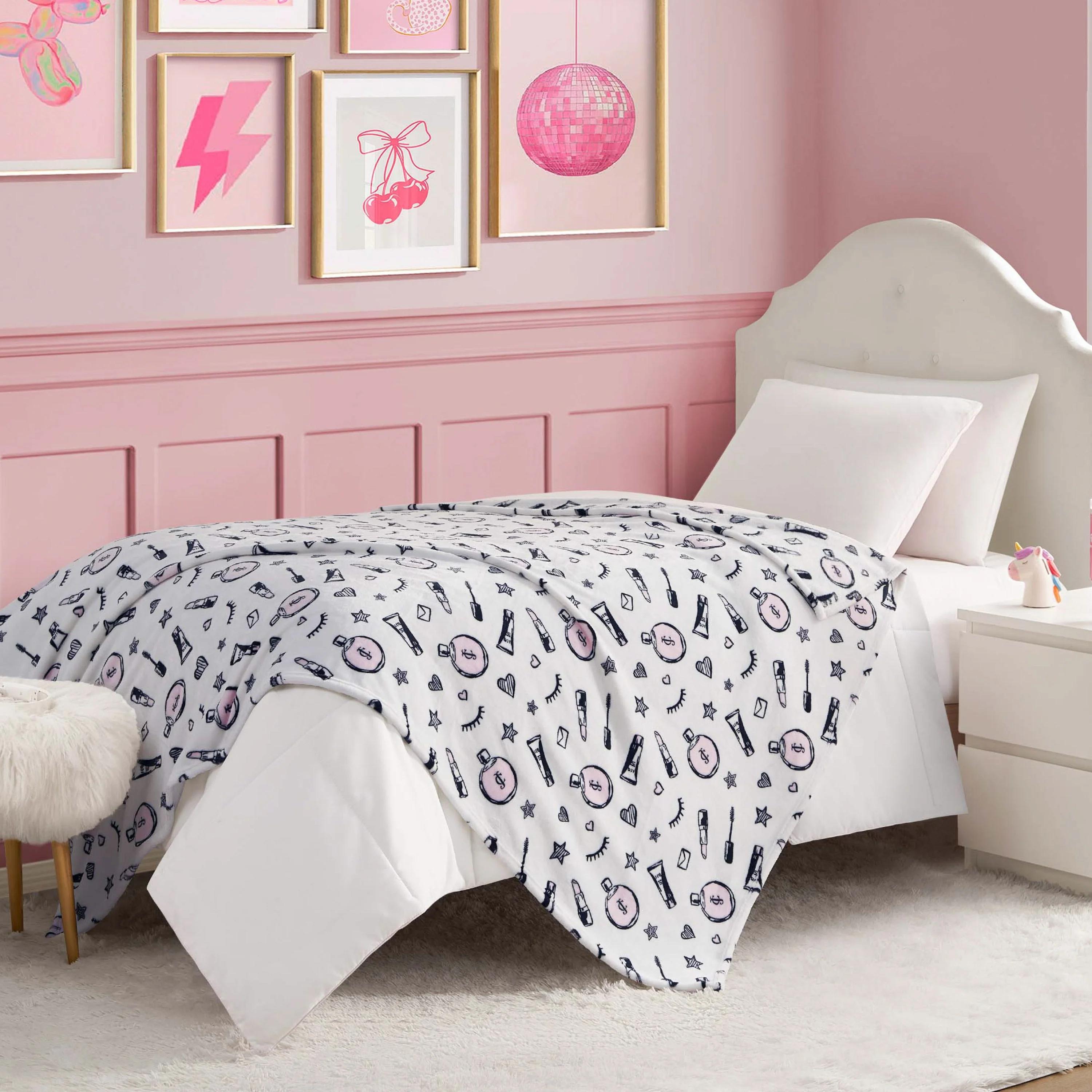 Kids Plush Throw Blanket