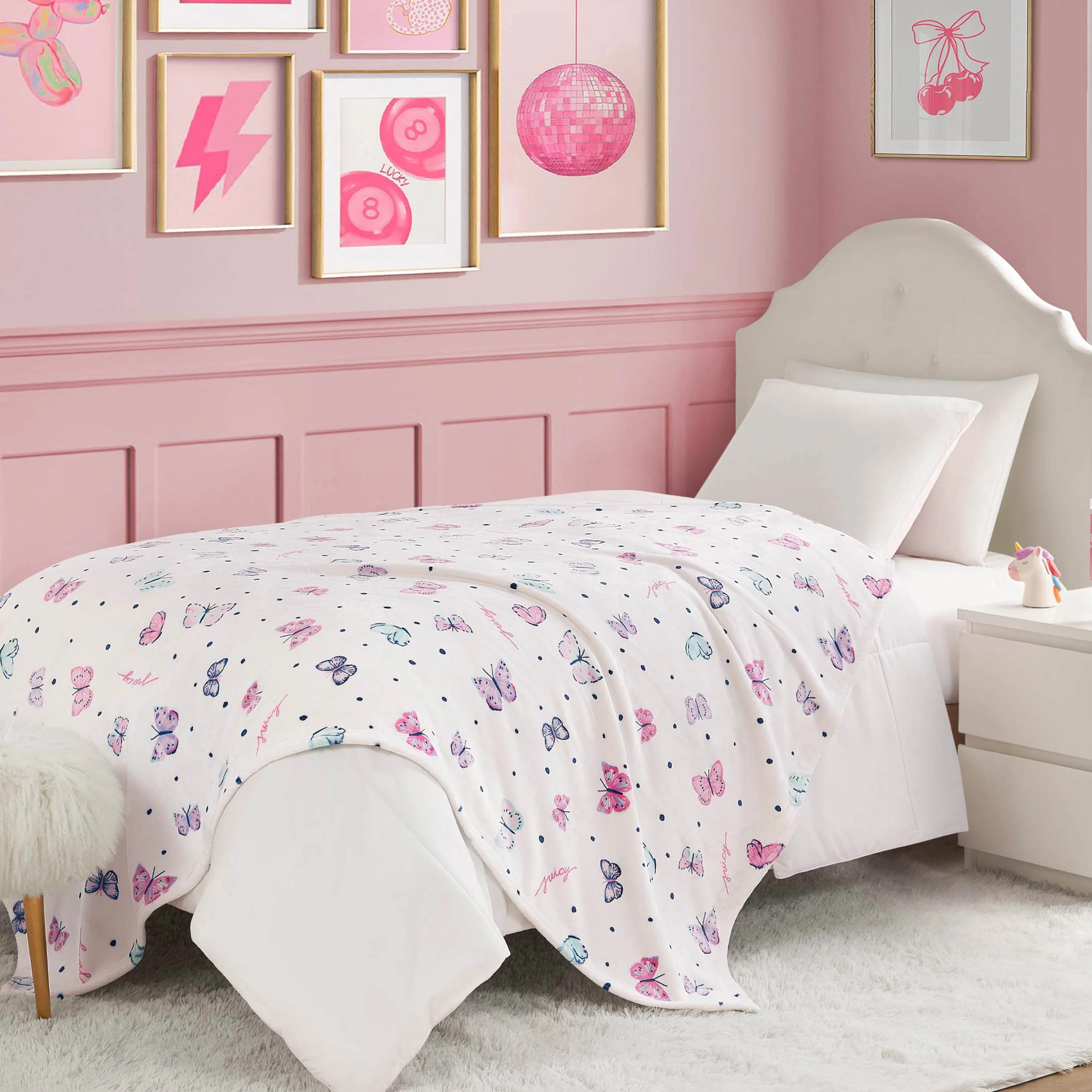 Kids Plush Throw Blanket