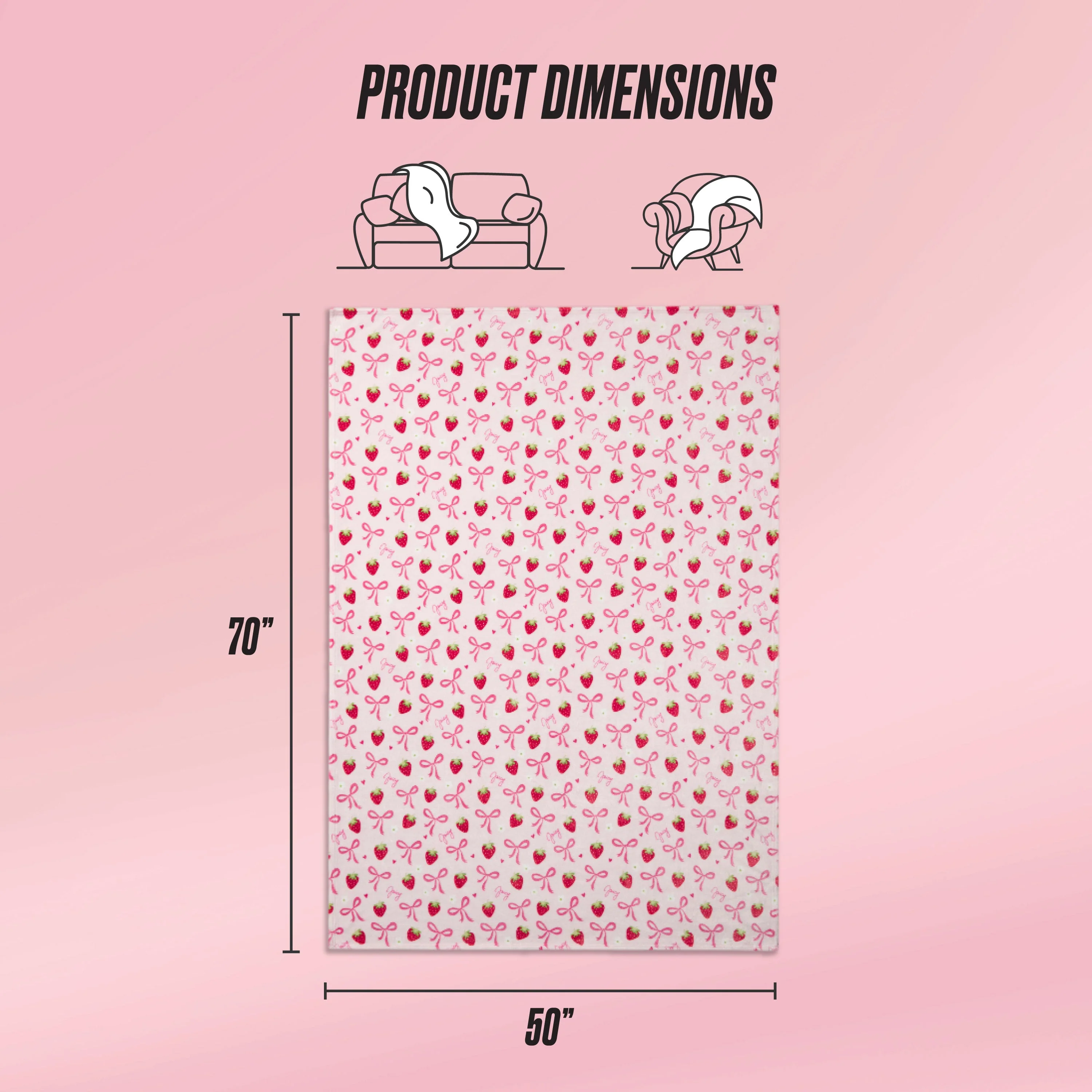 Kids Plush Throw Blanket
