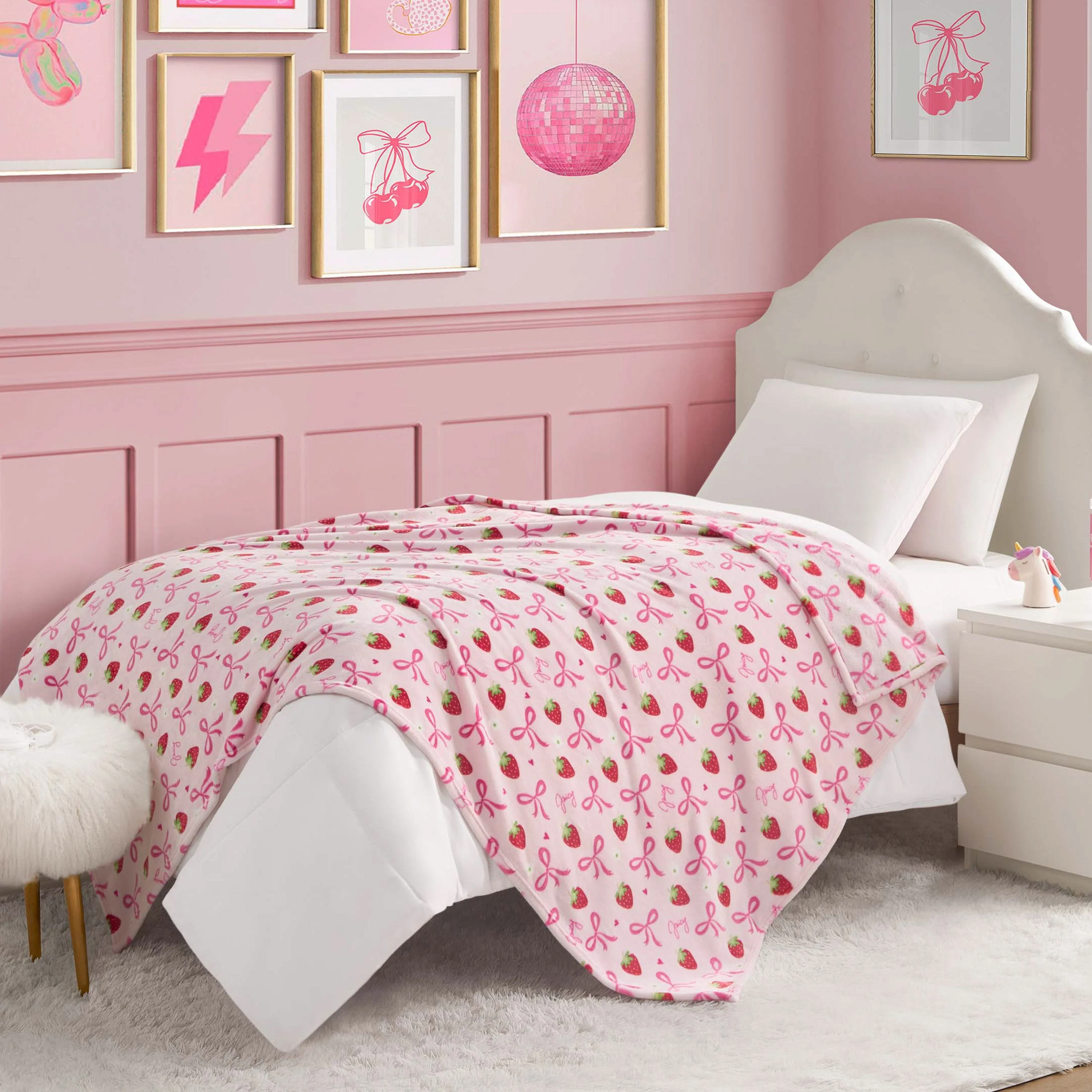 Kids Plush Throw Blanket
