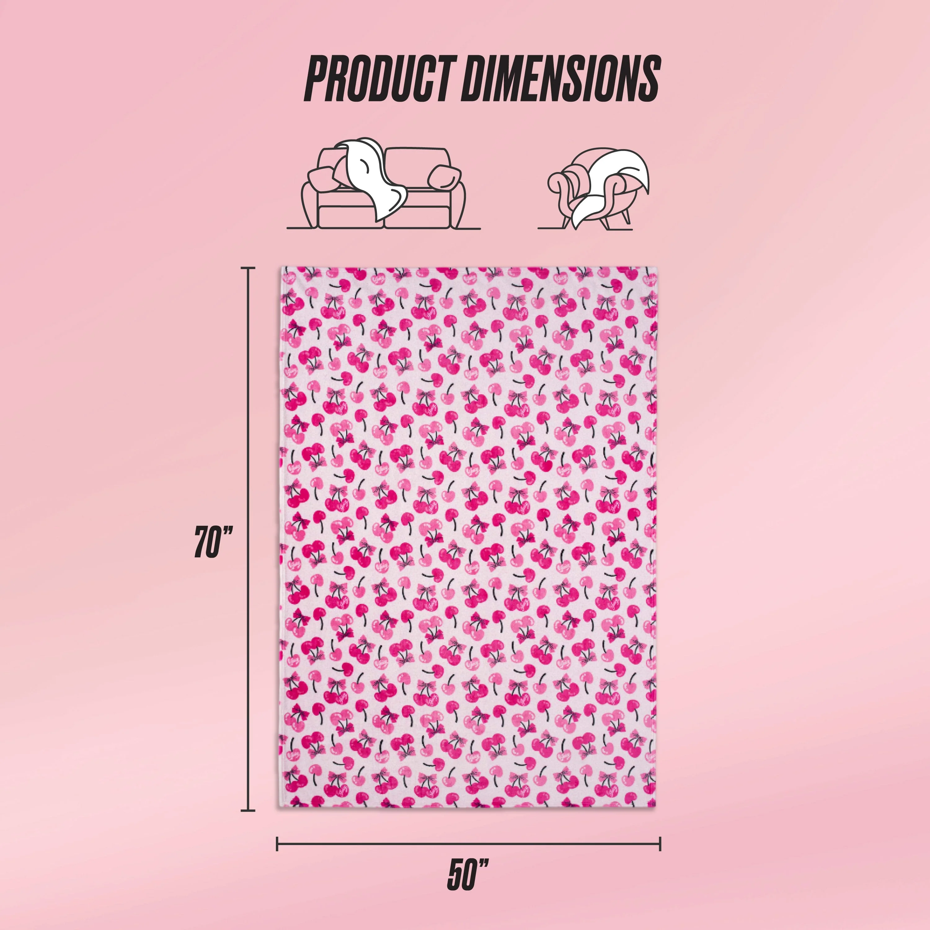 Kids Plush Throw Blanket