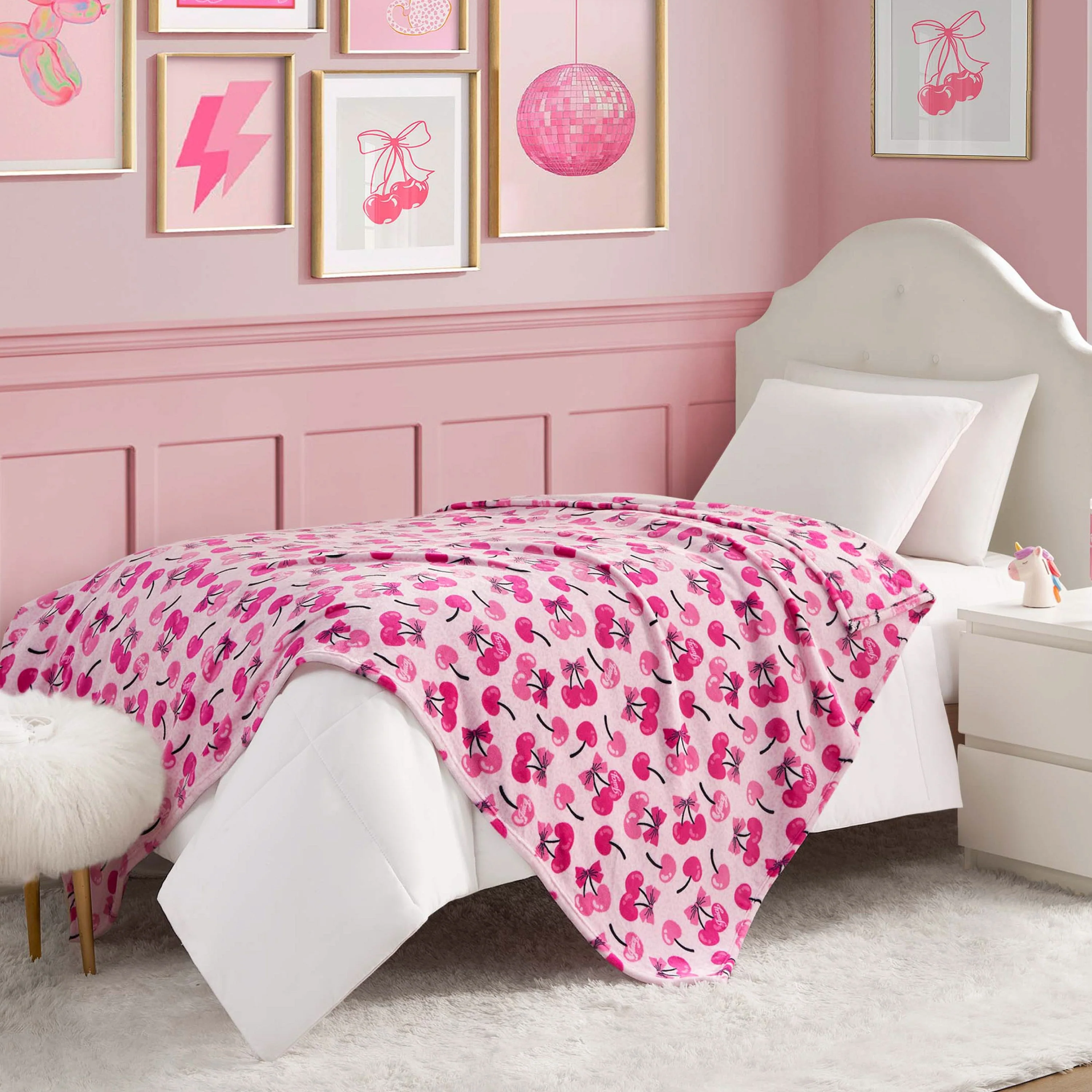 Kids Plush Throw Blanket