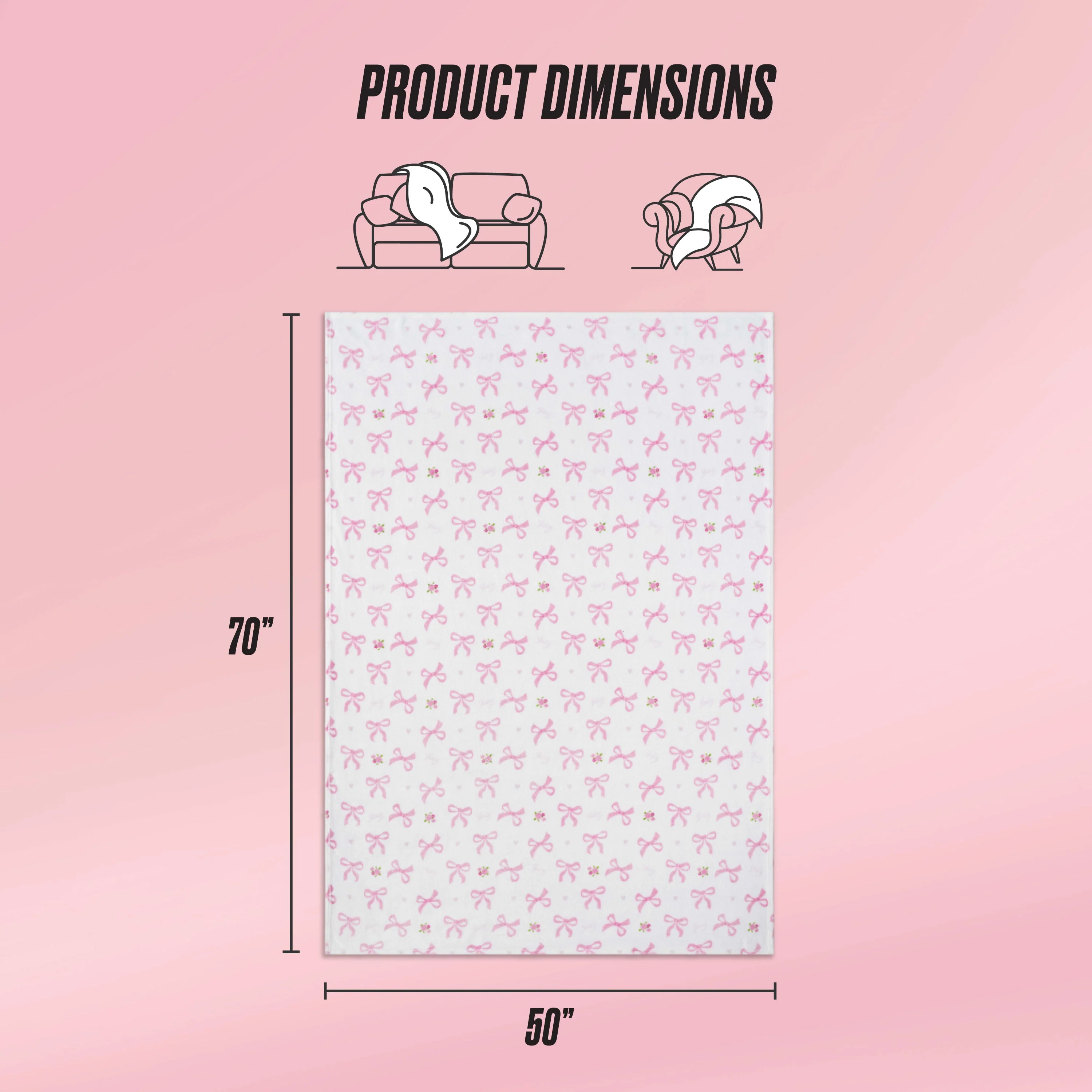 Kids Plush Throw Blanket