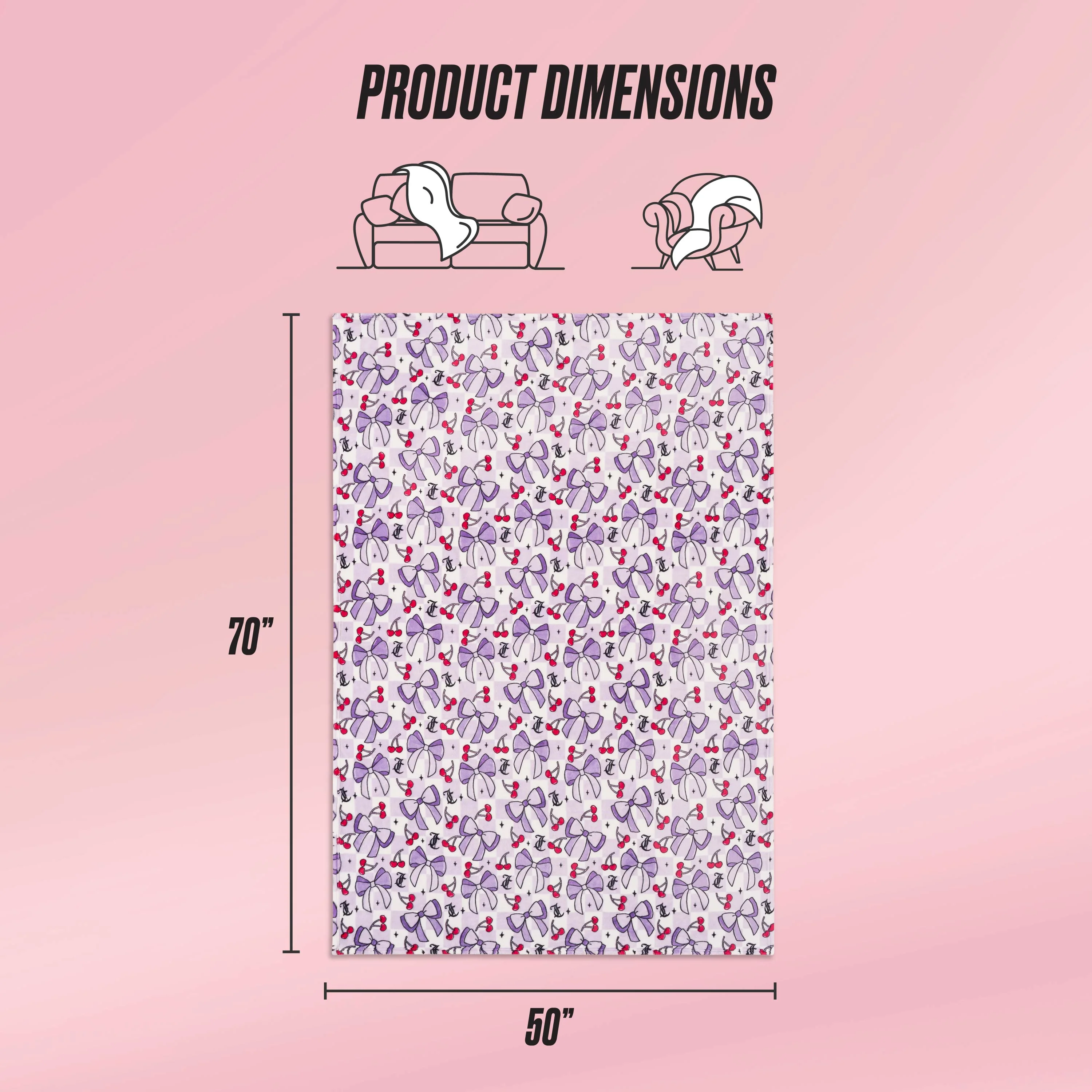 Kids Plush Throw Blanket